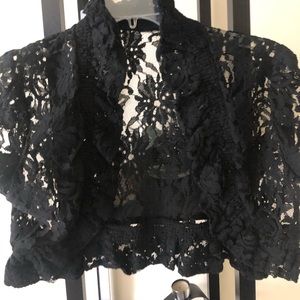 Woman dressy cover-up cape